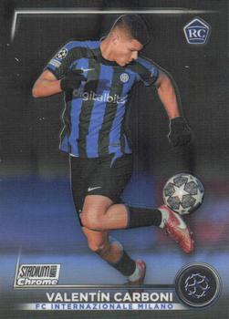 Valentin Carboni Internazionale Milano Topps Stadium Club Chrome UEFA Club Competitions 2022/23 #45