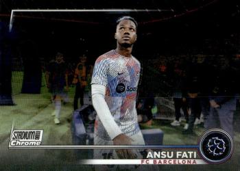 Ansu Fati FC Barcelona Topps Stadium Club Chrome UEFA Club Competitions 2022/23 #48
