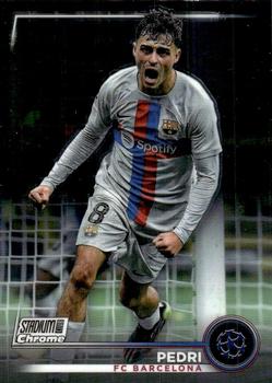 Pedri FC Barcelona Topps Stadium Club Chrome UEFA Club Competitions 2022/23 #62
