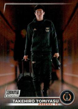 Takehiro Tomiyasu Arsenal Topps Stadium Club Chrome UEFA Club Competitions 2022/23 #79