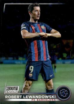 Robert Lewandowski FC Barcelona Topps Stadium Club Chrome UEFA Club Competitions 2022/23 #99