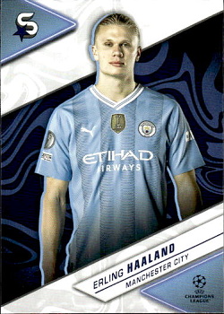 Erling Haaland Manchester City Topps UEFA Club Competitions Superstars 2023/24 #87