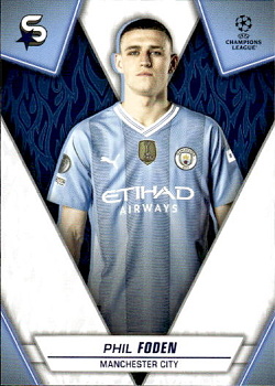 Phil Foden Manchester City Topps UEFA Club Competitions Superstars 2023/24 #89