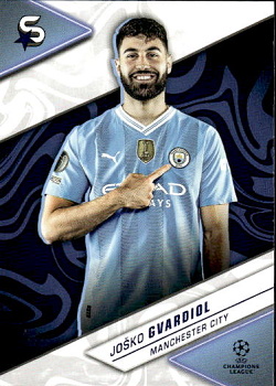 Josko Gvardiol Manchester City Topps UEFA Club Competitions Superstars 2023/24 #90