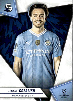 Jack Grealish Manchester City Topps UEFA Club Competitions Superstars 2023/24 #92