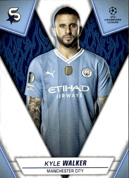 Kyle Walker Manchester City Topps UEFA Club Competitions Superstars 2023/24 #94