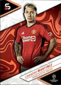 Lisandro Martinez Manchester United Topps UEFA Club Competitions Superstars 2023/24 #100