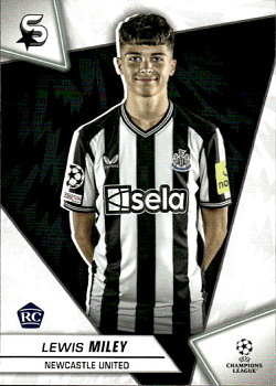 Lewis Miley Newcastle United Topps UEFA Club Competitions Superstars 2023/24 #104