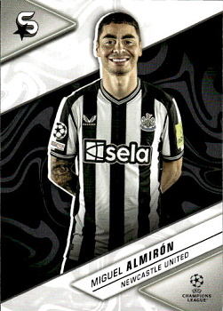 Miguel Almiron Newcastle United Topps UEFA Club Competitions Superstars 2023/24 #105