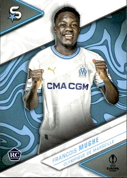 Francois Mughe Olympique Marseille Topps UEFA Club Competitions Superstars 2023/24 #108