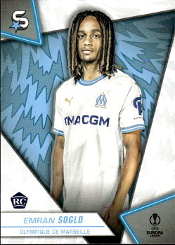 Emran Soglo Olympique Marseille Topps UEFA Club Competitions Superstars 2023/24 #110