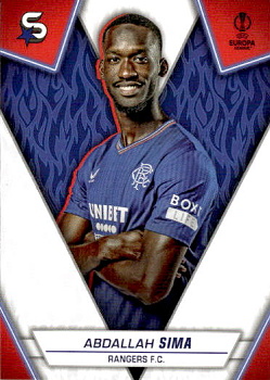 Abdallah Sima Glasgow Rangers Topps UEFA Club Competitions Superstars 2023/24 #125