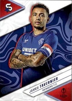 James Tavernier Glasgow Rangers Topps UEFA Club Competitions Superstars 2023/24 #126