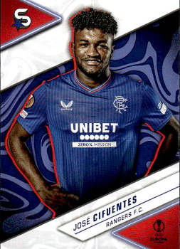 Jose Cifuentes Glasgow Rangers Topps UEFA Club Competitions Superstars 2023/24 #127