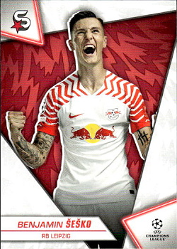 Benjamin Sesko RB Leipzig Topps UEFA Club Competitions Superstars 2023/24 #128