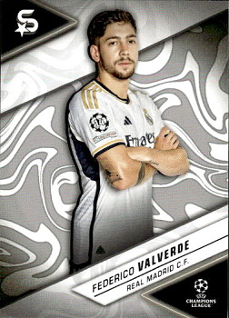 Federico Valverde Real Madrid Topps UEFA Club Competitions Superstars 2023/24 #141