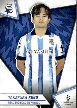 Takefusa Kubo Real Sociedad Topps UEFA Club Competitions Superstars 2023/24 #142