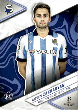 Arsen Zakharyan Real Sociedad Topps UEFA Club Competitions Superstars 2023/24 #144