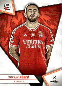 Orkun Kokcu SL Benfica Topps UEFA Club Competitions Superstars 2023/24 #149