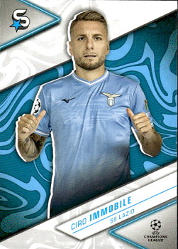 Ciro Immobile Lazio Roma Topps UEFA Club Competitions Superstars 2023/24 #153