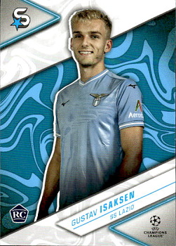 Gustav Isaksen Lazio Roma Topps UEFA Club Competitions Superstars 2023/24 #154