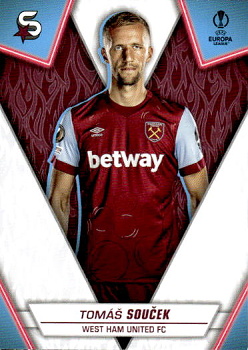 Tomas Soucek West Ham United Topps UEFA Club Competitions Superstars 2023/24 #157