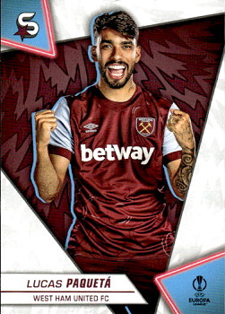 Lucas Paqueta West Ham United Topps UEFA Club Competitions Superstars 2023/24 #158