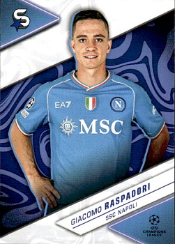 Giacomo Raspadori SSC Napoli Topps UEFA Club Competitions Superstars 2023/24 #162
