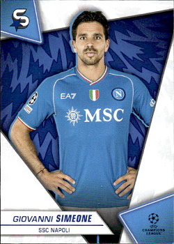 Giovanni Simeone SSC Napoli Topps UEFA Club Competitions Superstars 2023/24 #164
