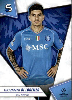 Giovanni Di Lorenzo SSC Napoli Topps UEFA Club Competitions Superstars 2023/24 #167