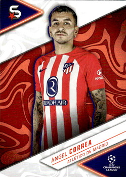 Angel Correa Atletico Madrid Topps UEFA Club Competitions Superstars 2023/24 #168