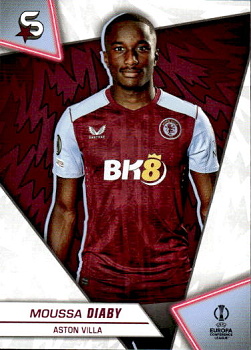 Moussa Diaby Aston Villa Topps UEFA Club Competitions Superstars 2023/24 #169