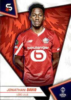 Jonathan David LOSC Lille Topps UEFA Club Competitions Superstars 2023/24 #173