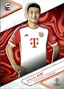 Min-jae Kim Bayern Munchen Topps UEFA Club Competitions Superstars 2023/24 #177