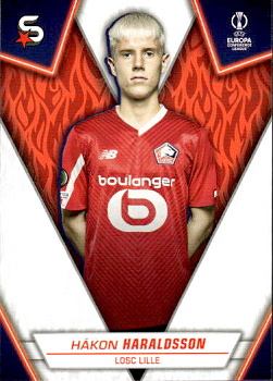 Hakon Haraldsson LOSC Lille Topps UEFA Club Competitions Superstars 2023/24 #179