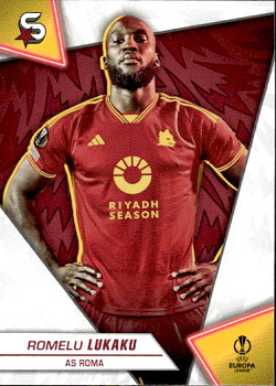 Romelu Lukaku AS Roma Topps UEFA Club Competitions Superstars 2023/24 #181