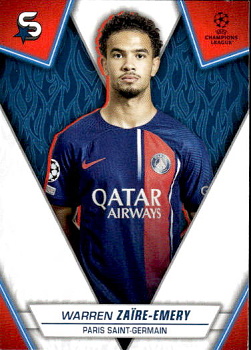 Warren Zaire-Emery Paris Saint-Germain Topps UEFA Club Competitions Superstars 2023/24 #183