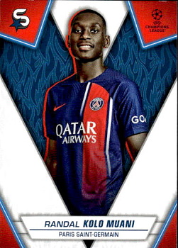 Randal Kolo Muani Paris Saint-Germain Topps UEFA Club Competitions Superstars 2023/24 #184