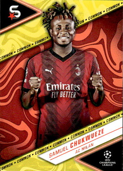 Samuel Chukwueze A.C. Milan Topps UEFA Club Competitions Superstars 2023/24 Common #6
