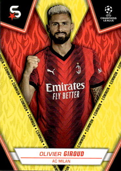 Olivier Giroud A.C. Milan Topps UEFA Club Competitions Superstars 2023/24 Common #8
