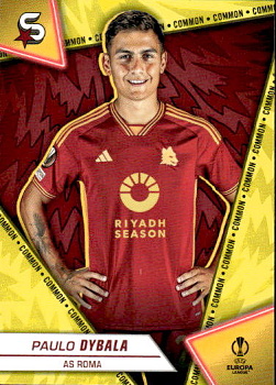 Paulo Dybala AS Roma Topps UEFA Club Competitions Superstars 2023/24 Common #16