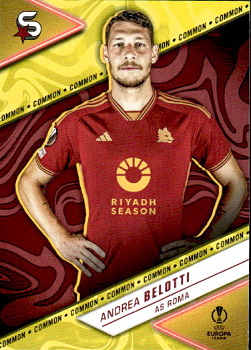 Andrea Belotti AS Roma Topps UEFA Club Competitions Superstars 2023/24 Common #18