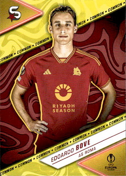 Edoardo Bove AS Roma Topps UEFA Club Competitions Superstars 2023/24 Common #19