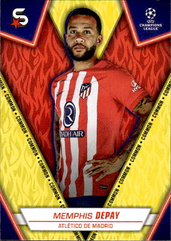 Memphis Depay Atletico Madrid Topps UEFA Club Competitions Superstars 2023/24 Common #21