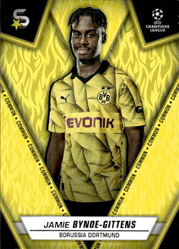 Jamie Bynoe-Gittens Borussia Dortmund Topps UEFA Club Competitions Superstars 2023/24 Common #26