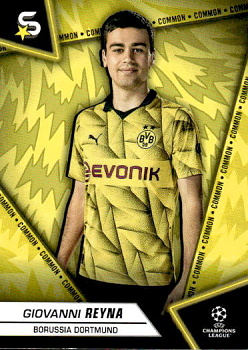 Giovanni Reyna Borussia Dortmund Topps UEFA Club Competitions Superstars 2023/24 Common #29