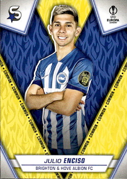 Julio Enciso Brighton & Hove Albion Topps UEFA Club Competitions Superstars 2023/24 Common #35