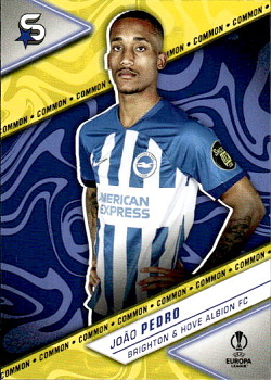 Joao Pedro Brighton & Hove Albion Topps UEFA Club Competitions Superstars 2023/24 Common #36