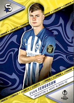 Evan Ferguson Brighton & Hove Albion Topps UEFA Club Competitions Superstars 2023/24 Common #37