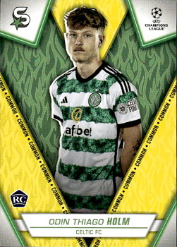 Odin Thiago Holm Celtic Glasgow Topps UEFA Club Competitions Superstars 2023/24 Common #40